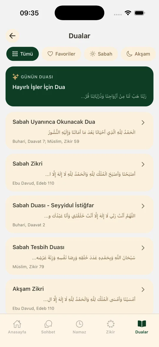 Murid uygulamasının ekran görüntüsü